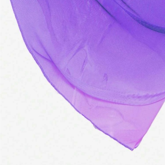 Ombre Knot Side Cover Up Skirt - Picture 4 of 5